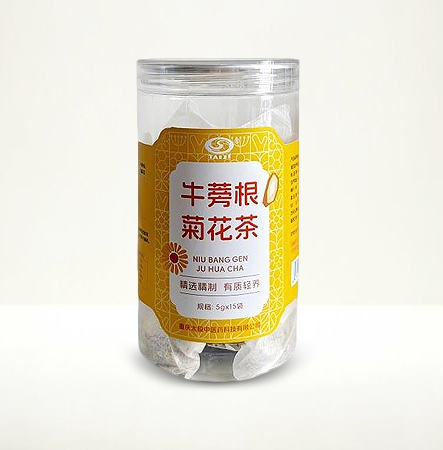 牛蒡根菊花茶